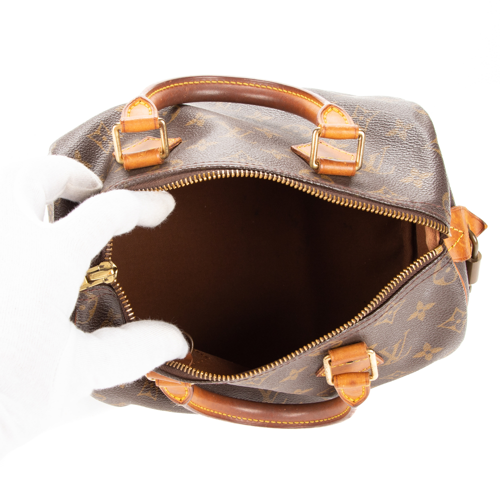 Louis Vuitton Speedy 25 in Brown Monogram Canvas - Picture 6 of 6